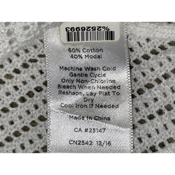 Talbots Cardigan Womens S Used Knit White - Picture 10 of 16